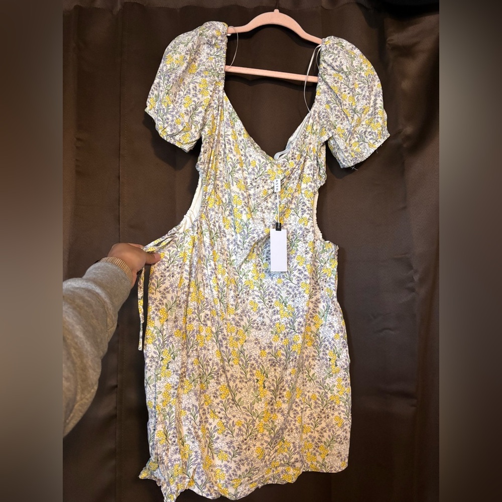 Floral print dress